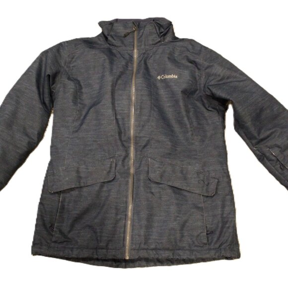 Columbia Denim Color Omniheat Jacket - Sz M - Picture 7 of 10